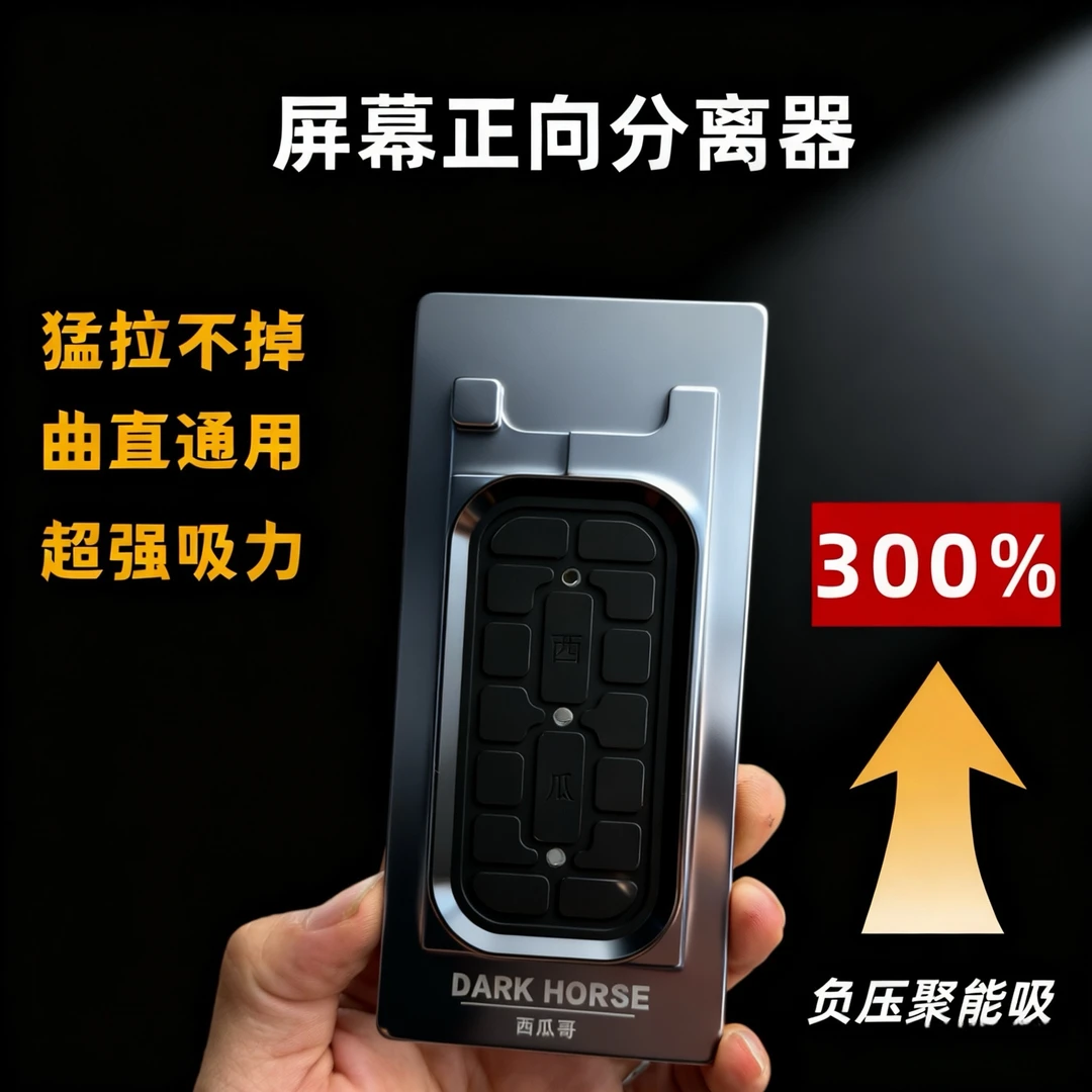 手机屏幕带支架正向分离器曲面直面通用西瓜哥专利设计