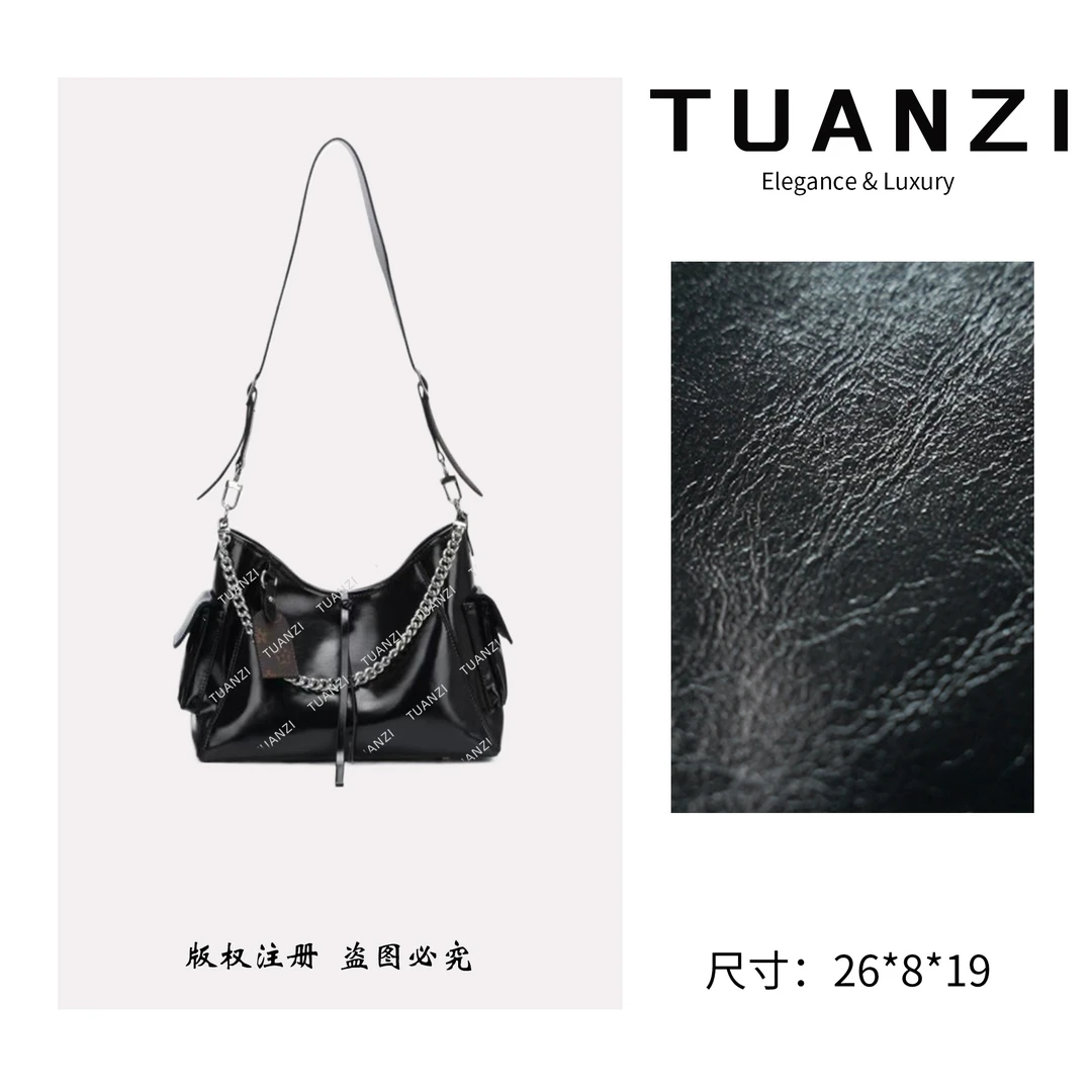 【高端玩家】马户家黑武士Carryall单肩斜挎女包 QYX-W888-黑色