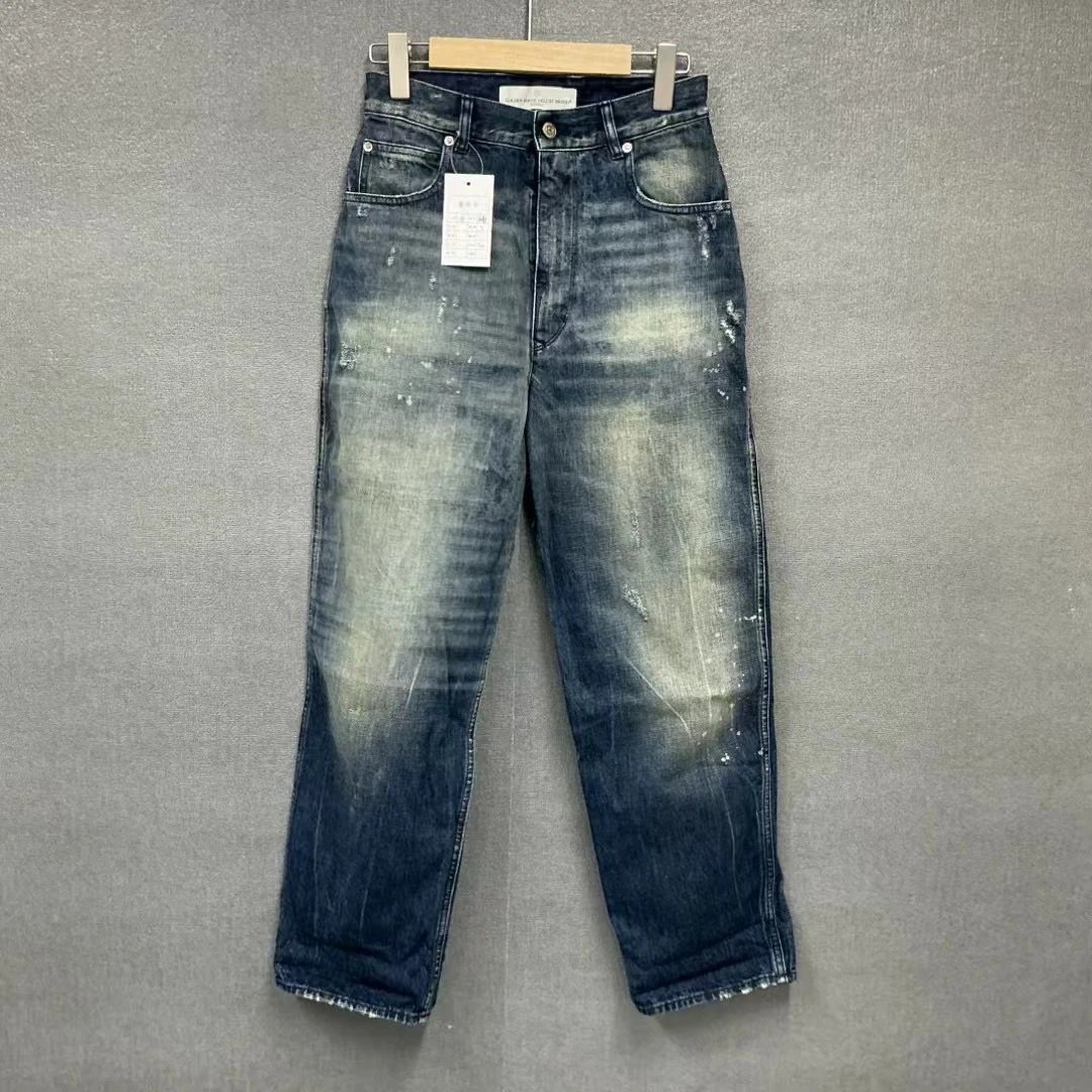 未使用 maje Golden Goose 磨破做旧款牛仔长裤 26码/9902