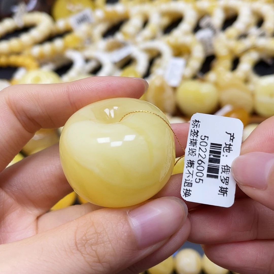 未镶嵌蜜蜡裸石平安扣33.3✖️25mm