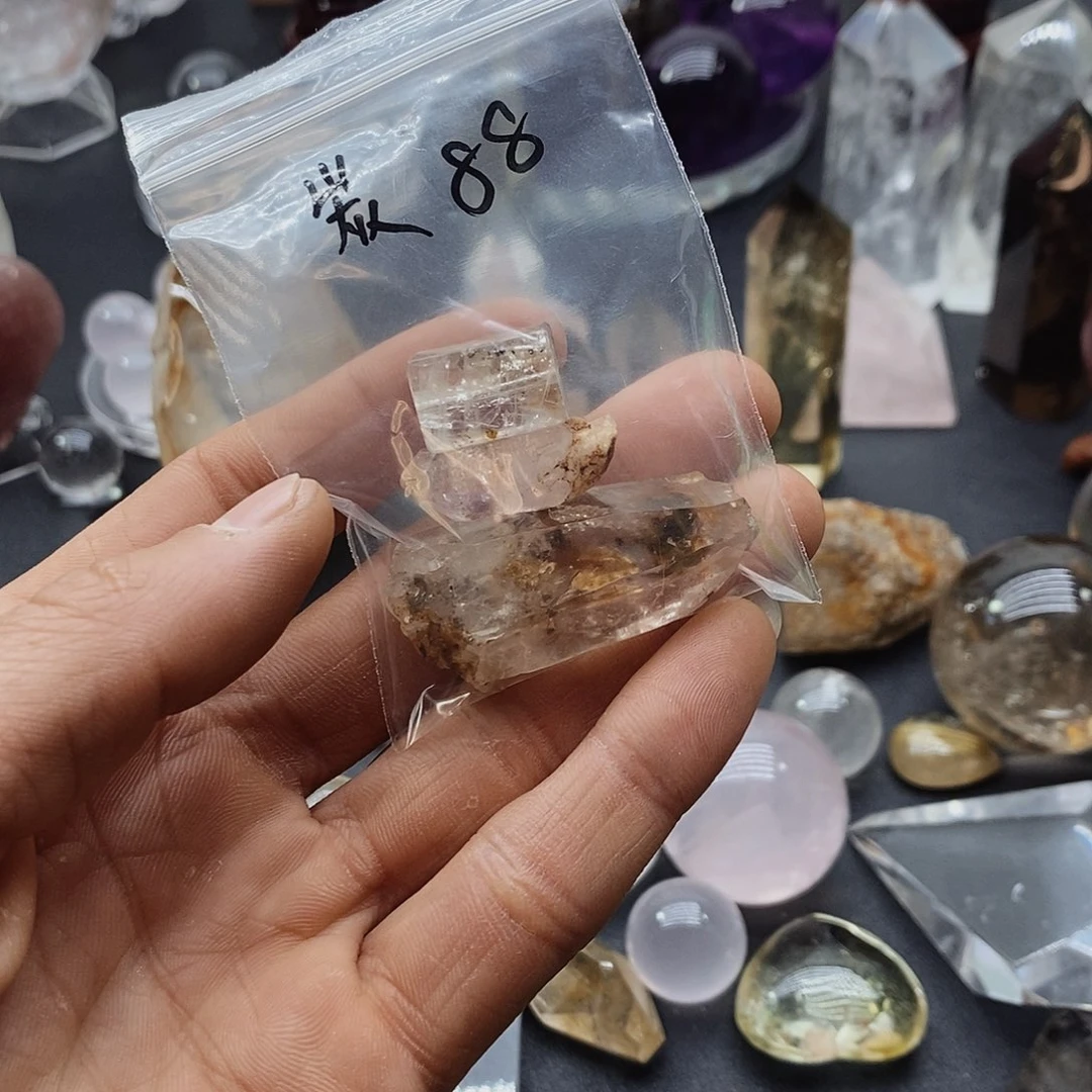 水晶油胆水晶未镶嵌
