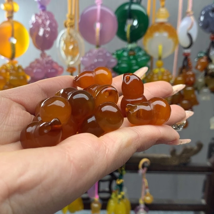 玛瑙/玉髓小配饰未镶嵌利*