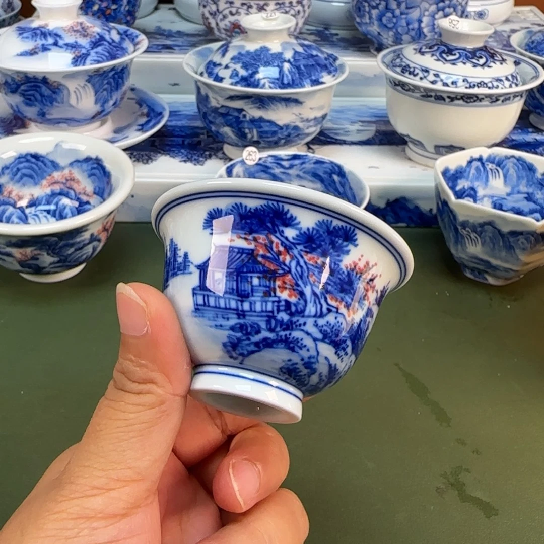 景德镇纯手绘茶具圆圆202