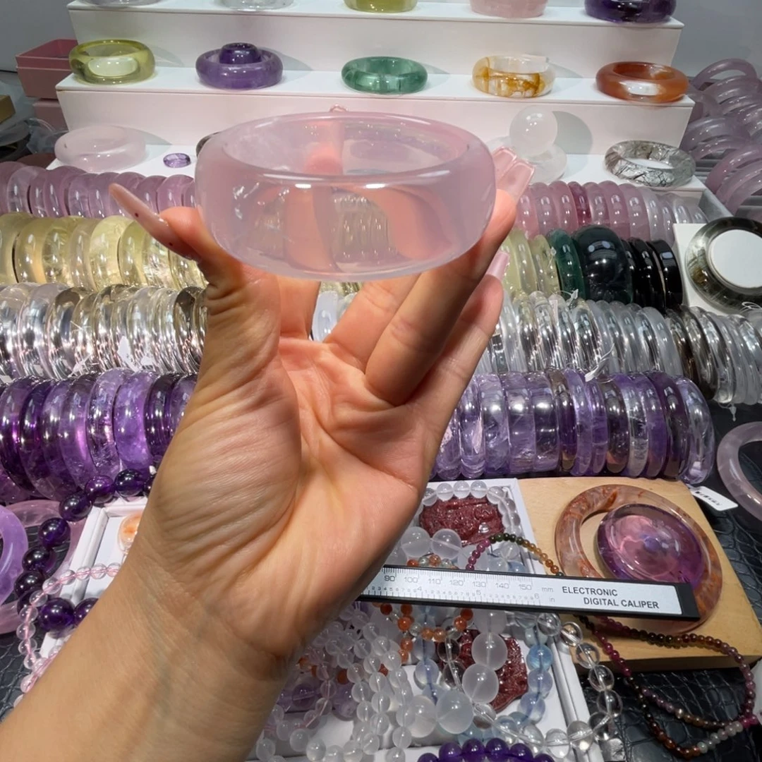 水晶未镶嵌手镯手镯57.5圈口36号