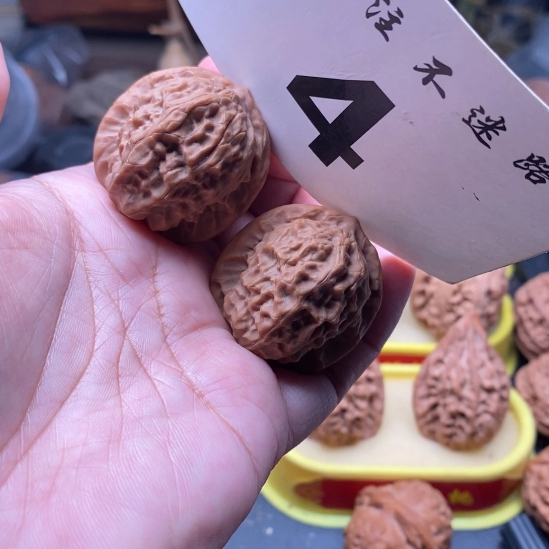 把件文玩核桃34全品瓷娃娃货头