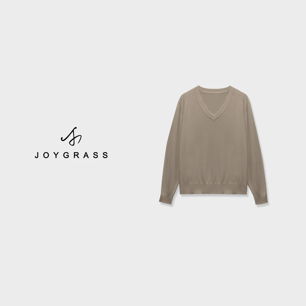 JOYGRASS(乔伊)【纤云巧弄】长袖百搭针织衫Z-06059