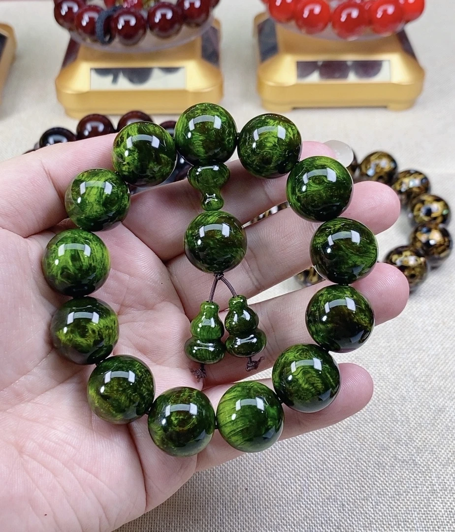 1.8水墨丹青帝王琥 珀木天花板+礼盒