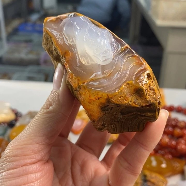 玛瑙/玉髓吊坠(不含链)未镶嵌