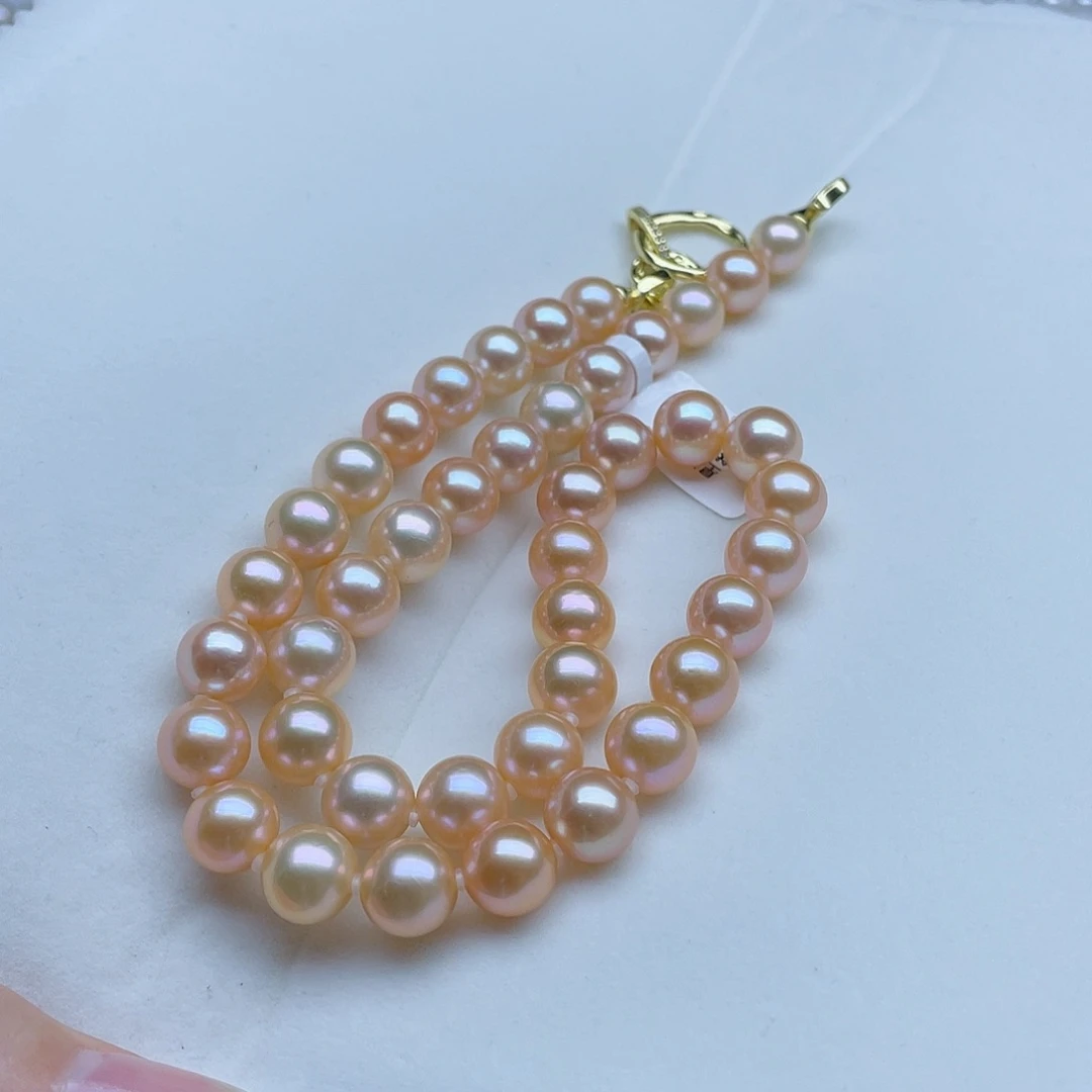 淡水珍珠颈饰银S925镶嵌