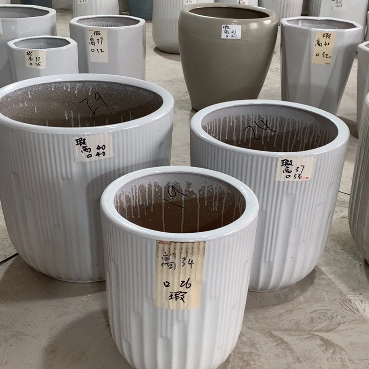 【闪购商品】红陶陶瓷花盆默认瑕疵