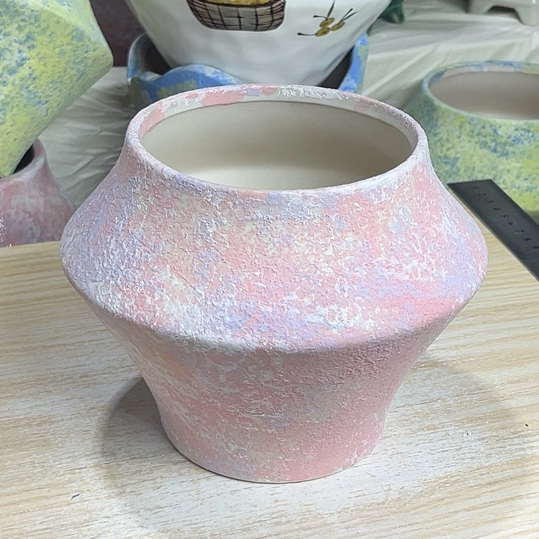 陶瓷绿植多肉微瑕花盆外口径：11*13