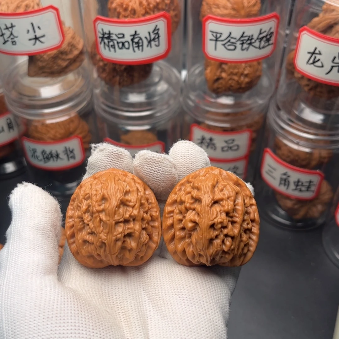 把件文玩核桃41精品红锦鲤