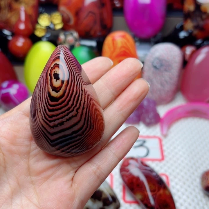 平***购玛瑙/玉髓未镶嵌珠宝半成品