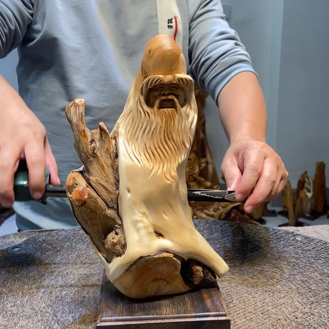 柏木（崖柏）太行崖柏根雕摆件