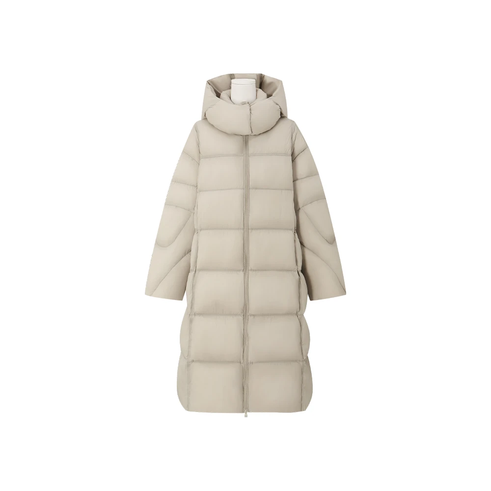 2024冬季新款显瘦百搭长款连帽羽绒服9850