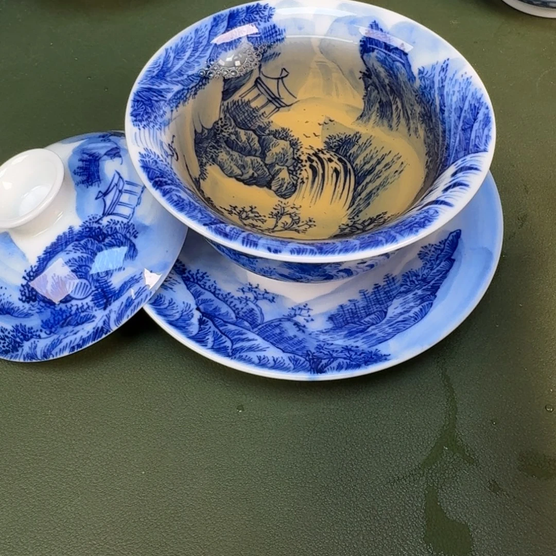 陶景德镇纯手绘茶具圆圆290