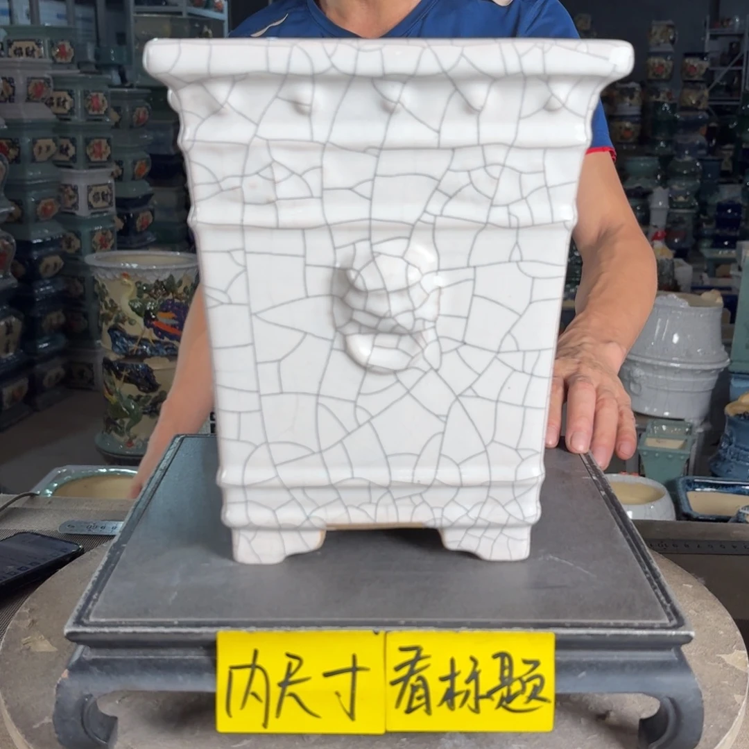 彼***兔一风堂石湾花盆 内18*24