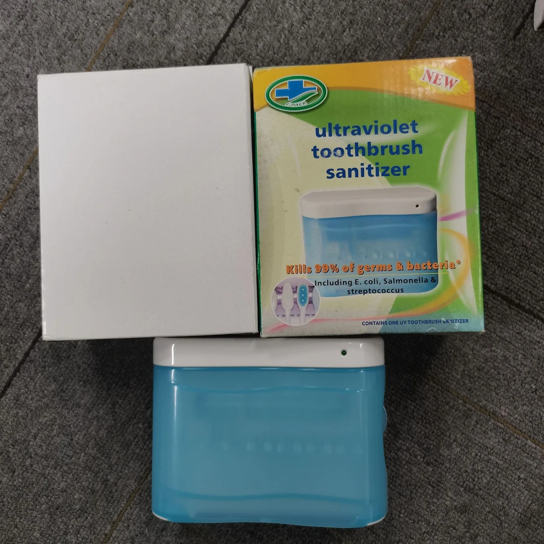 95新  牙刷消毒器 杀菌消毒 电池版颜色随机【装五号电池不配电池】