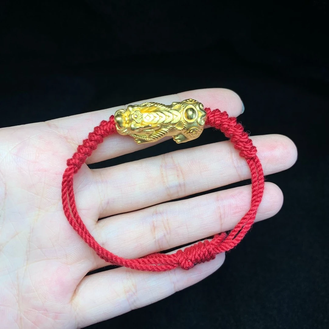 足银手链 【子选好物】21 ZC06797-足银招财貔貅手绳-12x28x11mm