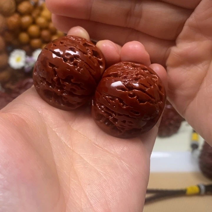 吊坠文玩核桃光头楼