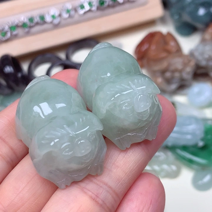 翡翠戒指未镶嵌天然翡翠a货