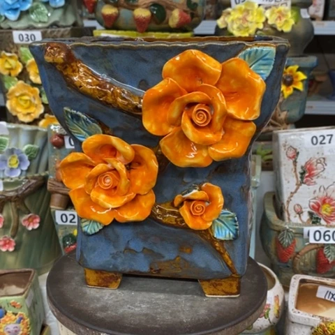 【闪购商品】红陶粗陶材质多肉花盆