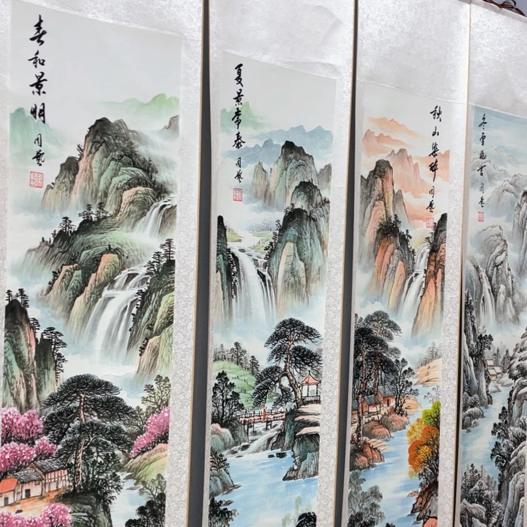 国画老师手笔手绘作品w