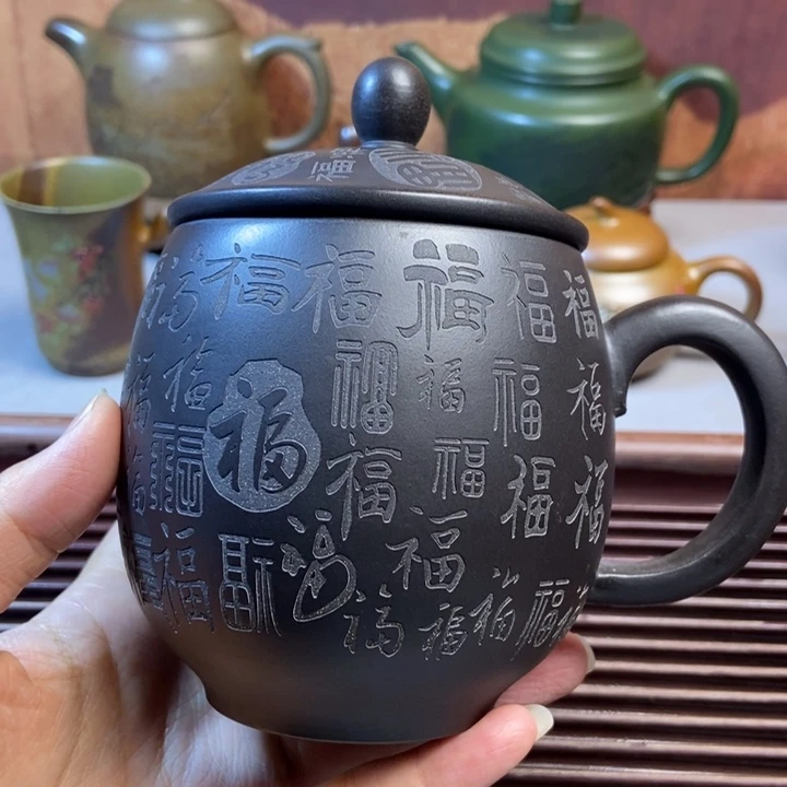 紫砂茶碗紫砂全手工