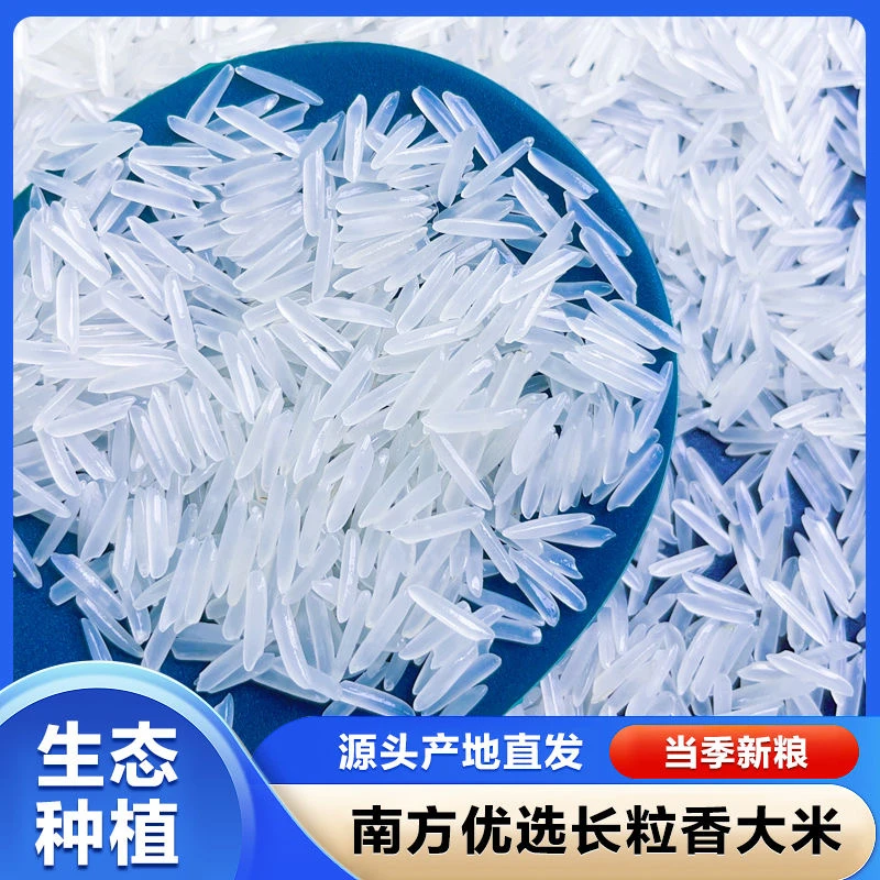 【拍5斤送5斤到手10斤】南方梯田长粒香米现磨新米不抛光不打蜡
