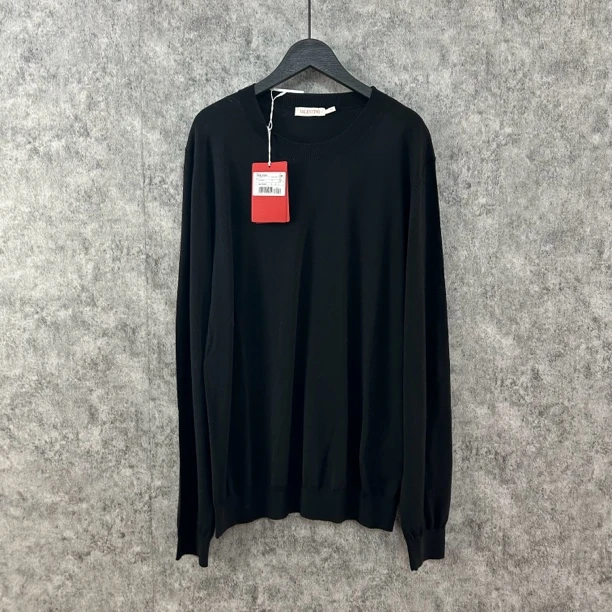 未使用 Valentino/华伦天奴 华伦天奴黑色打底衫毛衣