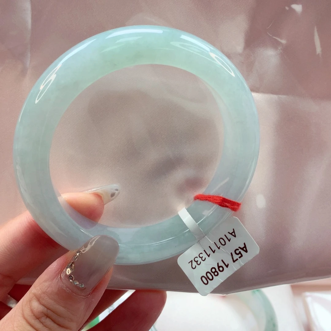 翡翠手镯未镶嵌正圈25