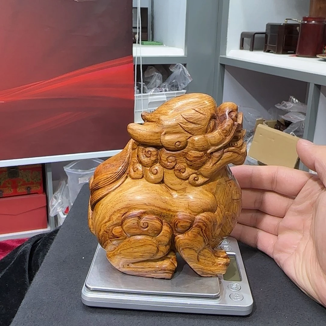 物***择香枝木类端景台摆件