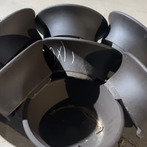 紫砂花盆 100-7。 27.5-11
