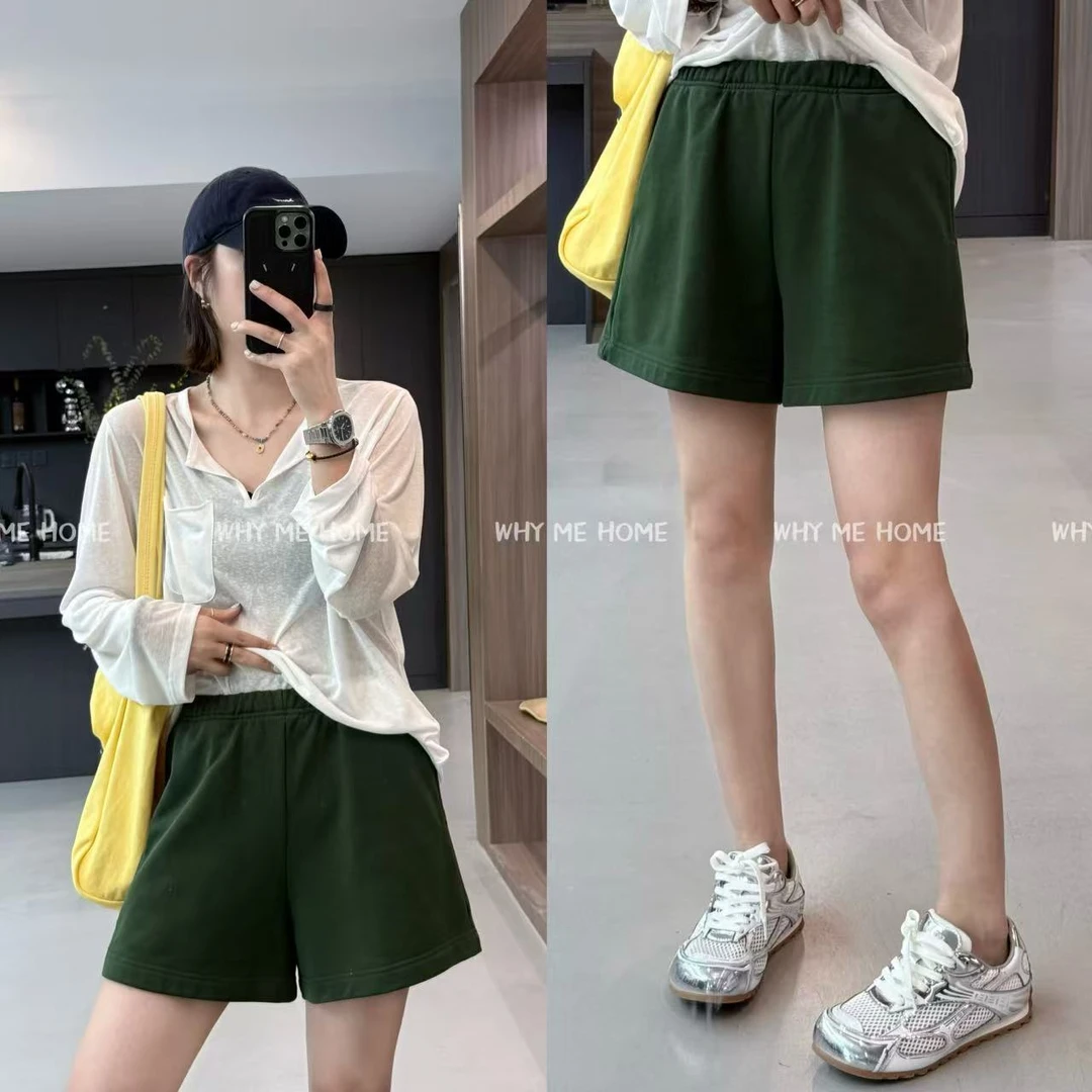 【十月-多巴胺短裤】简约松紧腰A字休闲短裤30618