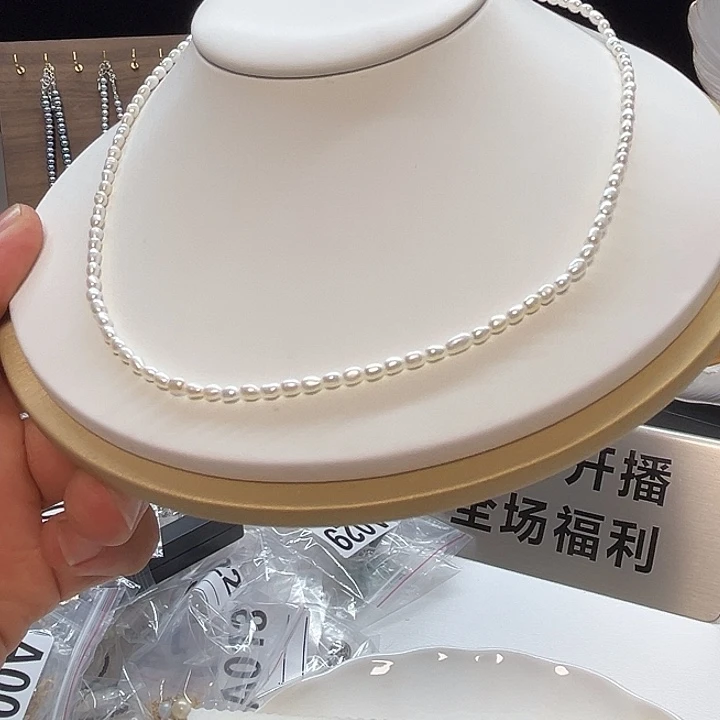 颈饰钛钢淡水珍珠