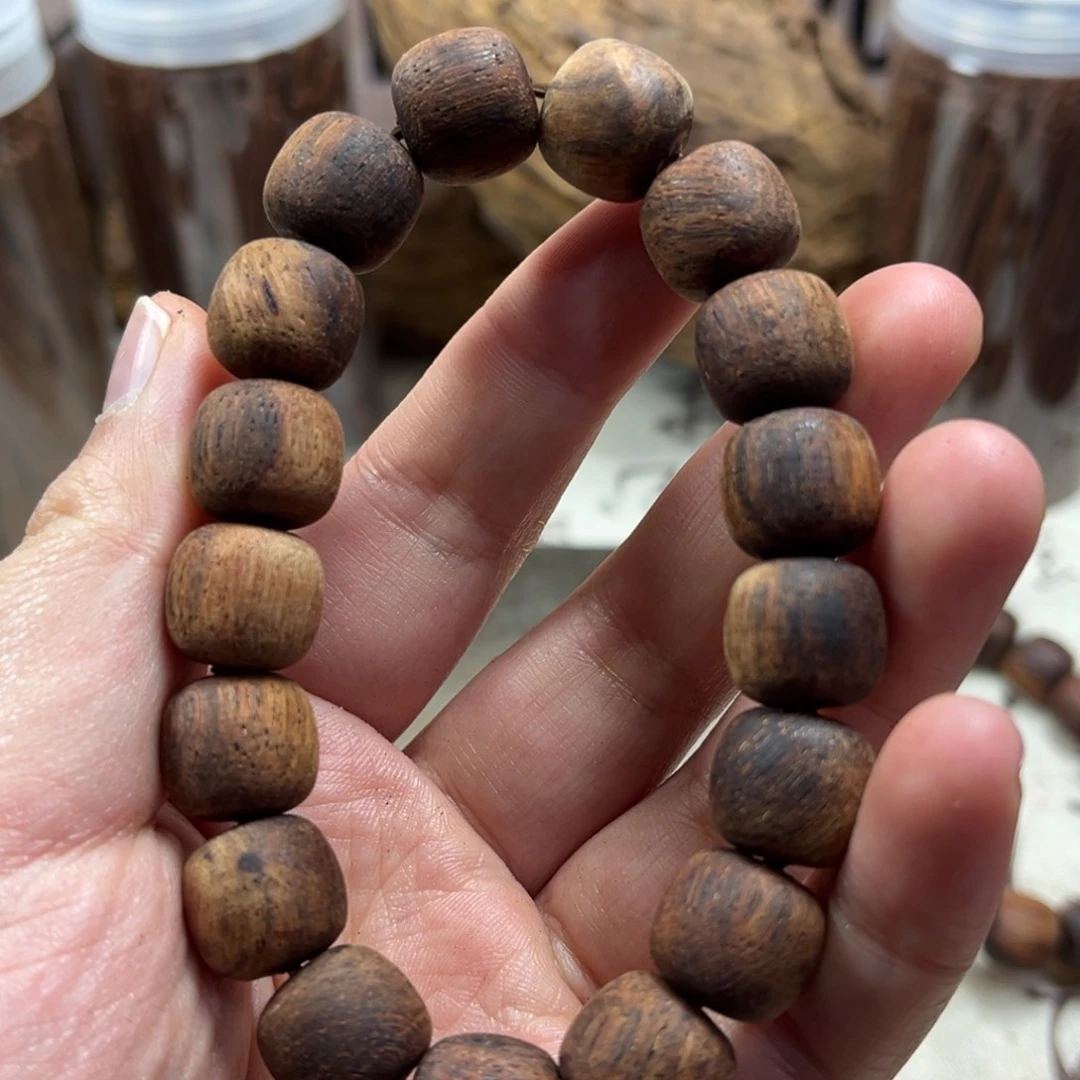 降真香手串/手链1213老型珠糖结黄油麻丝黄梅味