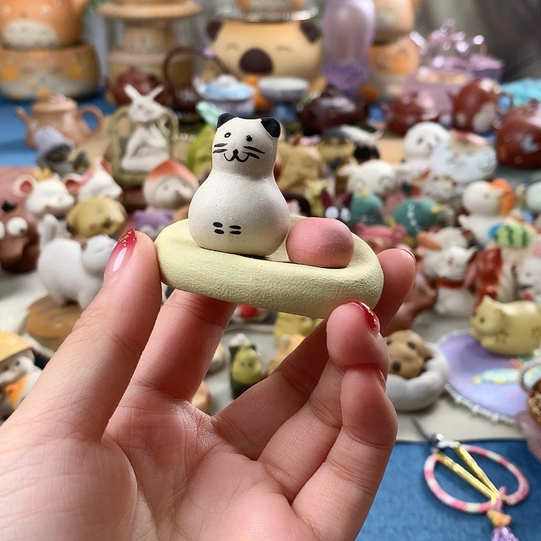 紫砂茶宠手工制作