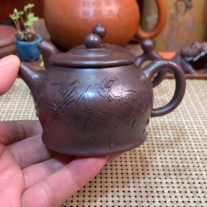 紫砂茶壶宜兴原矿紫砂壶