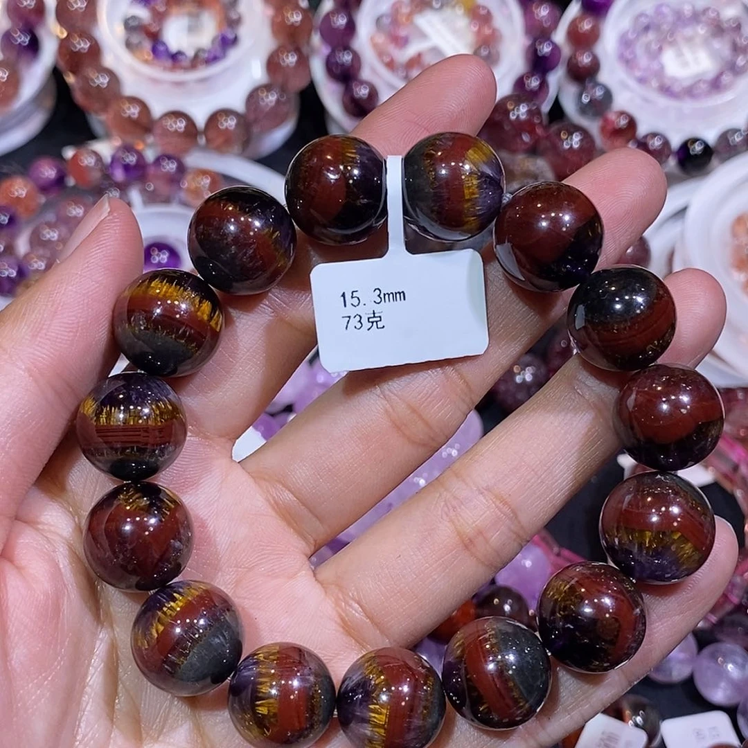 水晶手串未镶嵌15.3mm左右