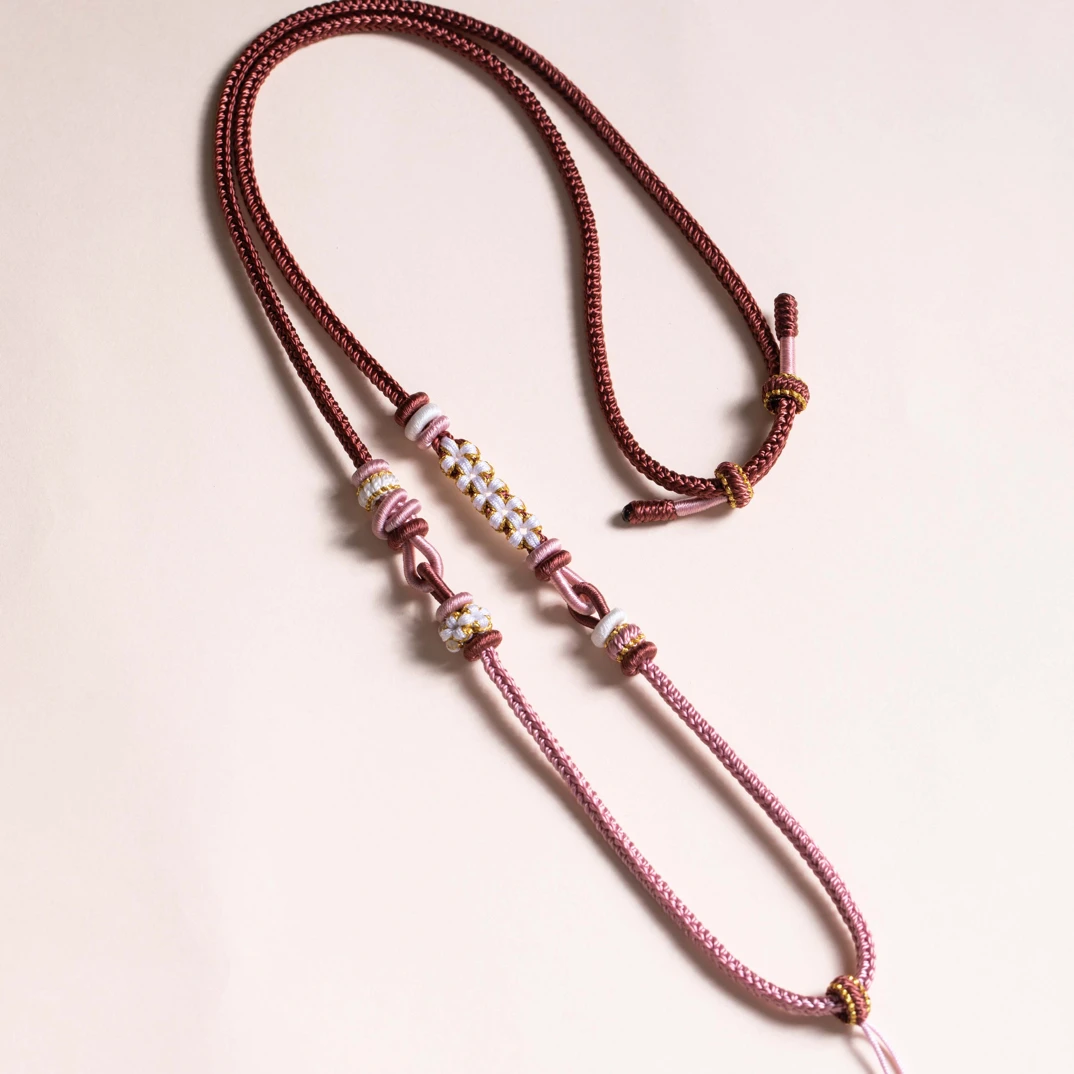 手工编织吊坠绳桃花结玉坠罗盘高货绳子倾BG-024