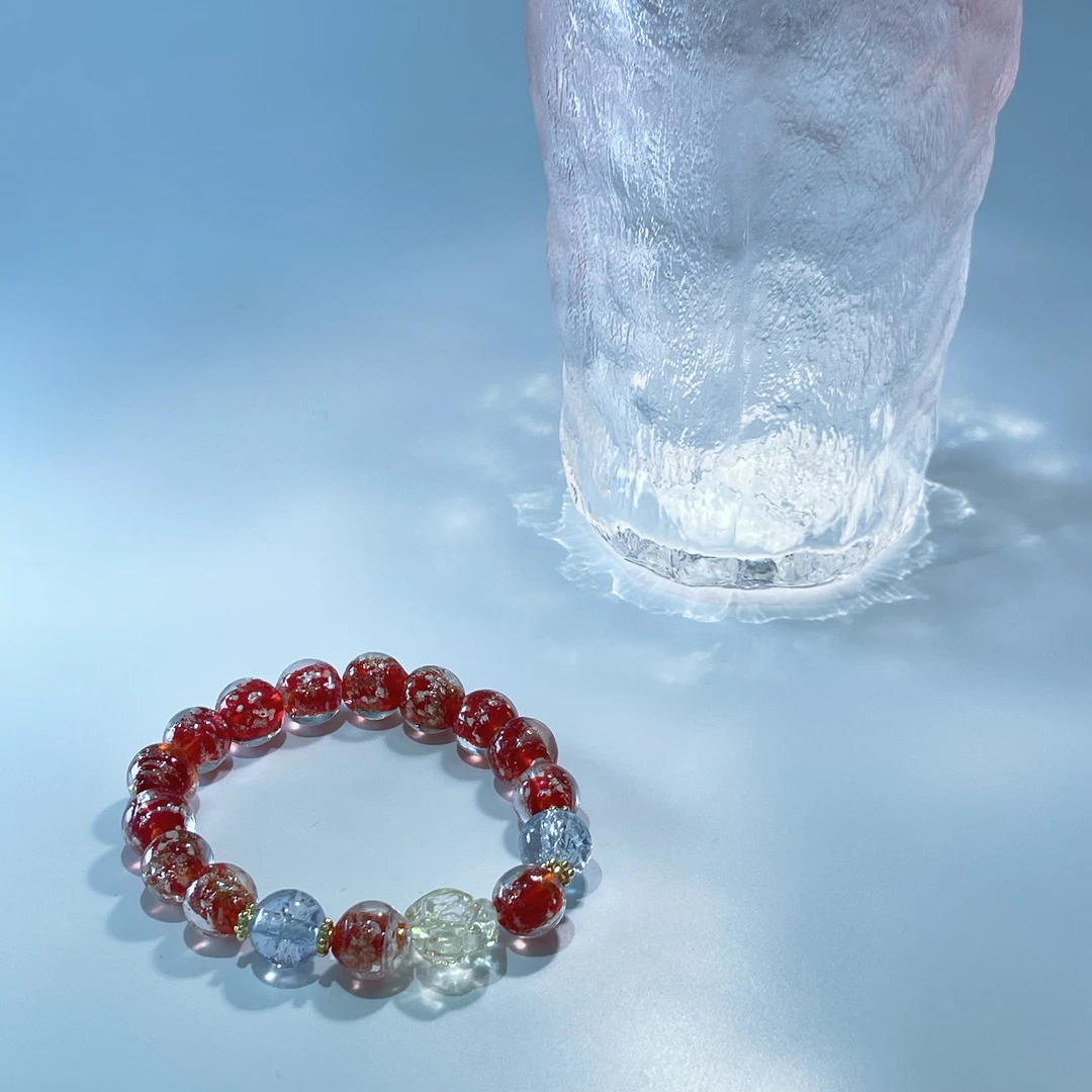 男女通用爱心/水滴/铃铛女红色时尚欧若精灵风