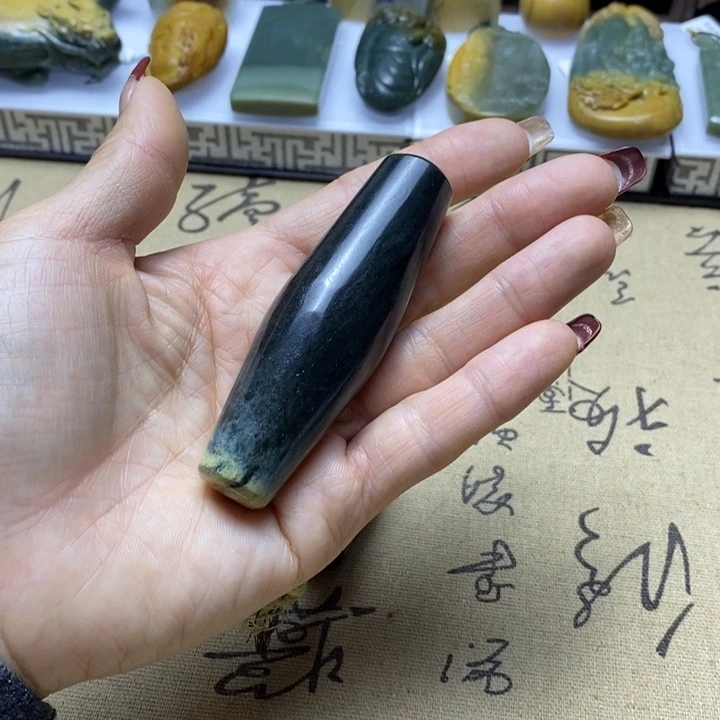 透闪石质玉手把未镶嵌用****7