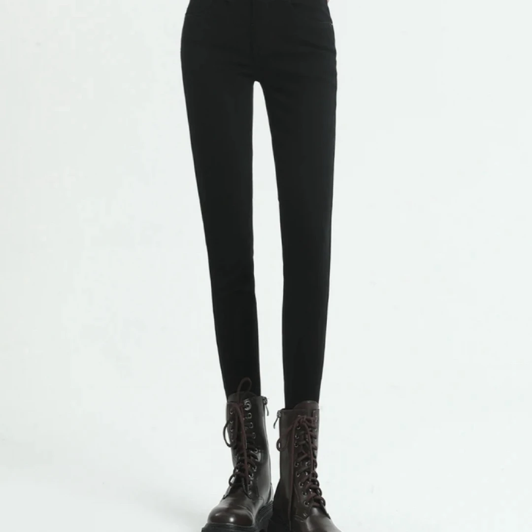 A8-1-10680款  薄绒高腰显瘦打底裤紧身可外穿长93