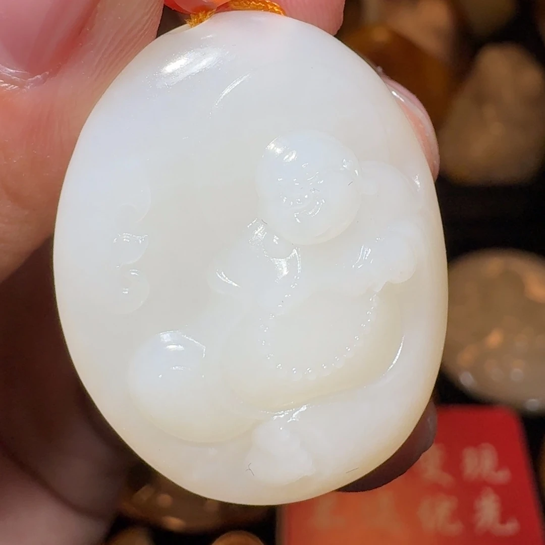 和田玉颈饰未镶嵌