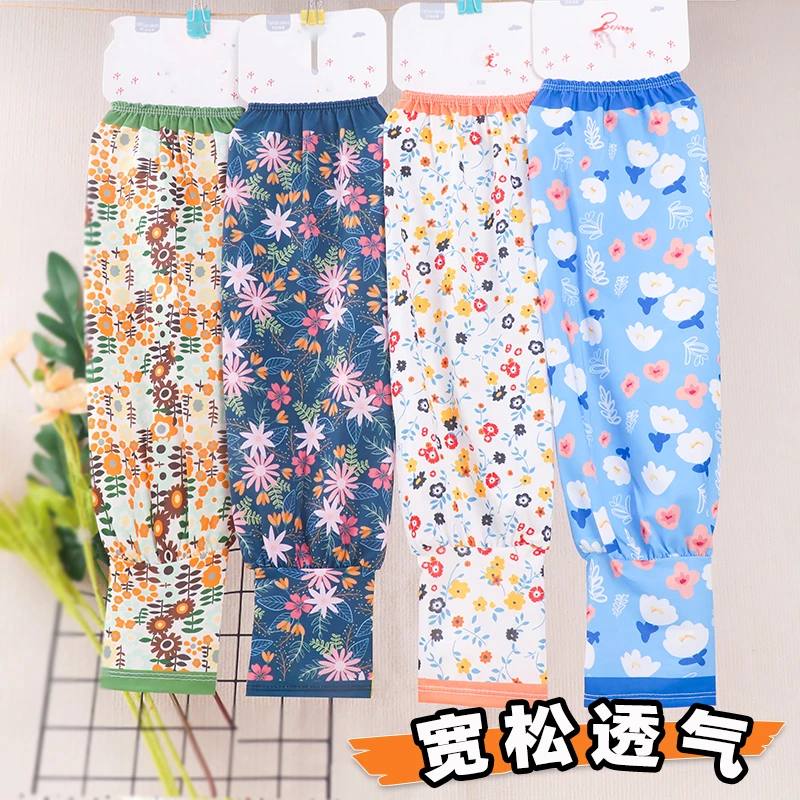 夏季防晒冰丝袖套女士薄款加长宽松手袖户外开车防紫外线轻薄透气