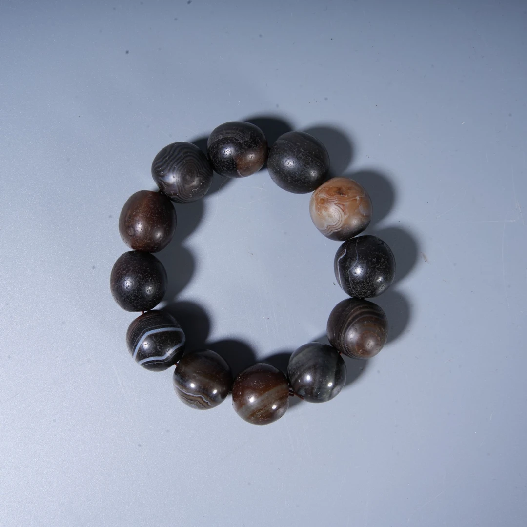 Tgz36 清代 玛瑙手串