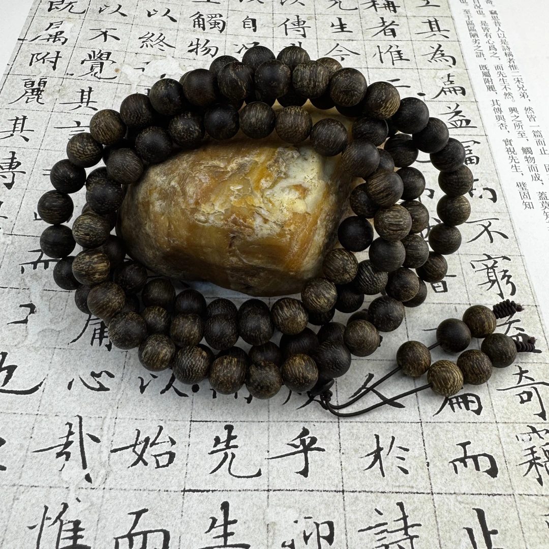 z-926【海南黑油格沉水老料】多圈8mm、47.36g