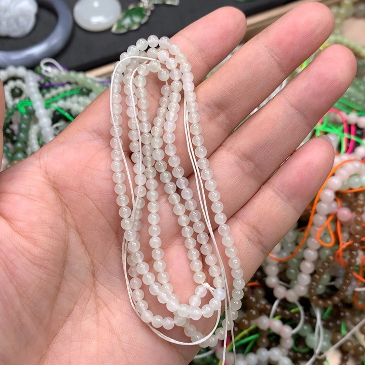 和田玉未镶嵌手链29