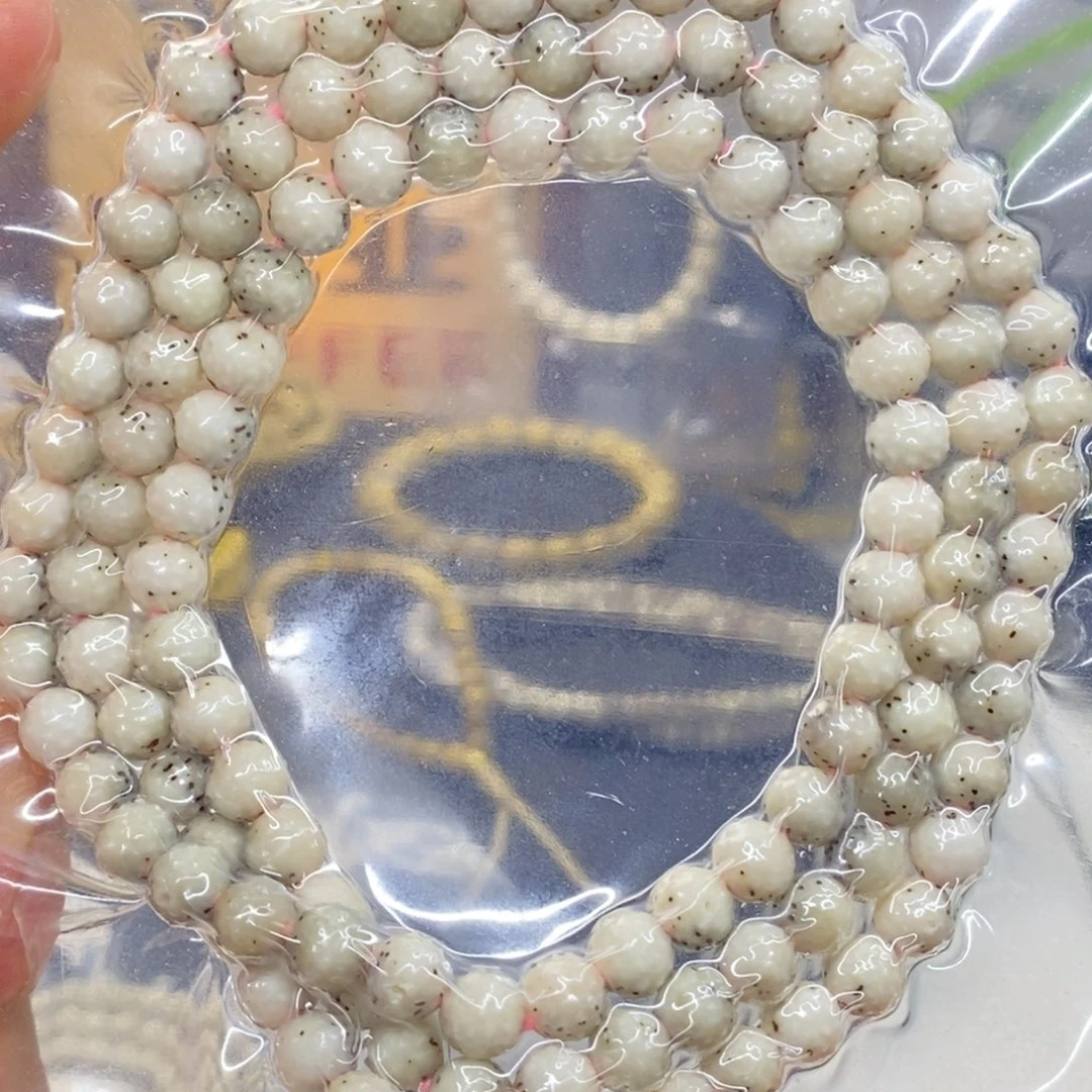 手串星月菩提星月菩提～荔枝无相7手雕