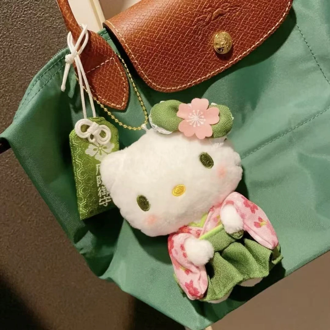 【京都限定】HelloKitty 抹茶和服 Kitty 钥匙扣玩偶猫潮玩挂件